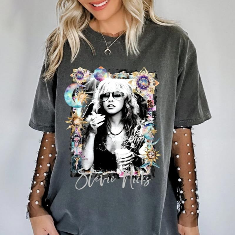 Stevie Nicks Shirt Sweatshirt Hoodie, Rock Music Shirt, Favorite Song Music Lover Gift Shirt | UrbanDripWear.com