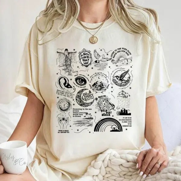 Stevie Nicks Tracklist Crystal Shirt, Stevie Nicks Shirt Hoodie, Sweatshirt | UrbanDripWear.com