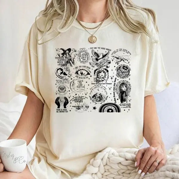 Stevie Nicks Tracklist Remake Shirt, Stevie Nicks Shirt Hoodie, Sweatshirt | UrbanDripWear.com