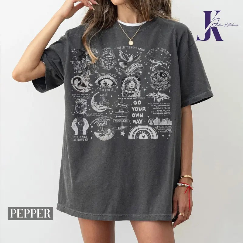 Stevie Nicks Tracklist Shirt, Stevie Nicks Comfort Colors Shirt, Time Cast A Spell On You But You Won't Forget Me Shirt,...