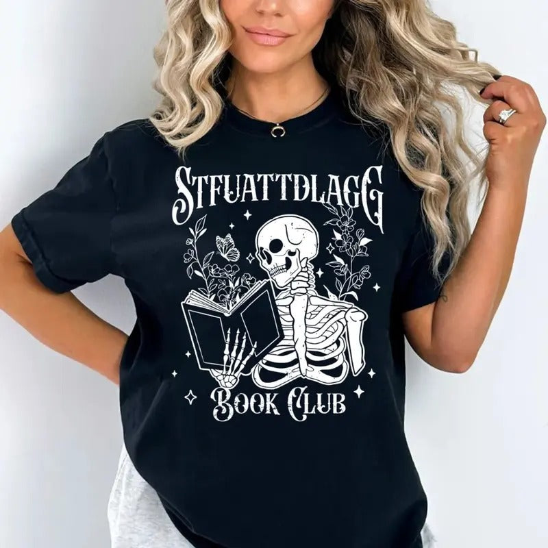 Stfuattdlagg Book Club Shirt, Book Lover T Shirt, Unisex Bookworm Sweatshirts, Bookish Hoodie, Gift For Book Lovers,...