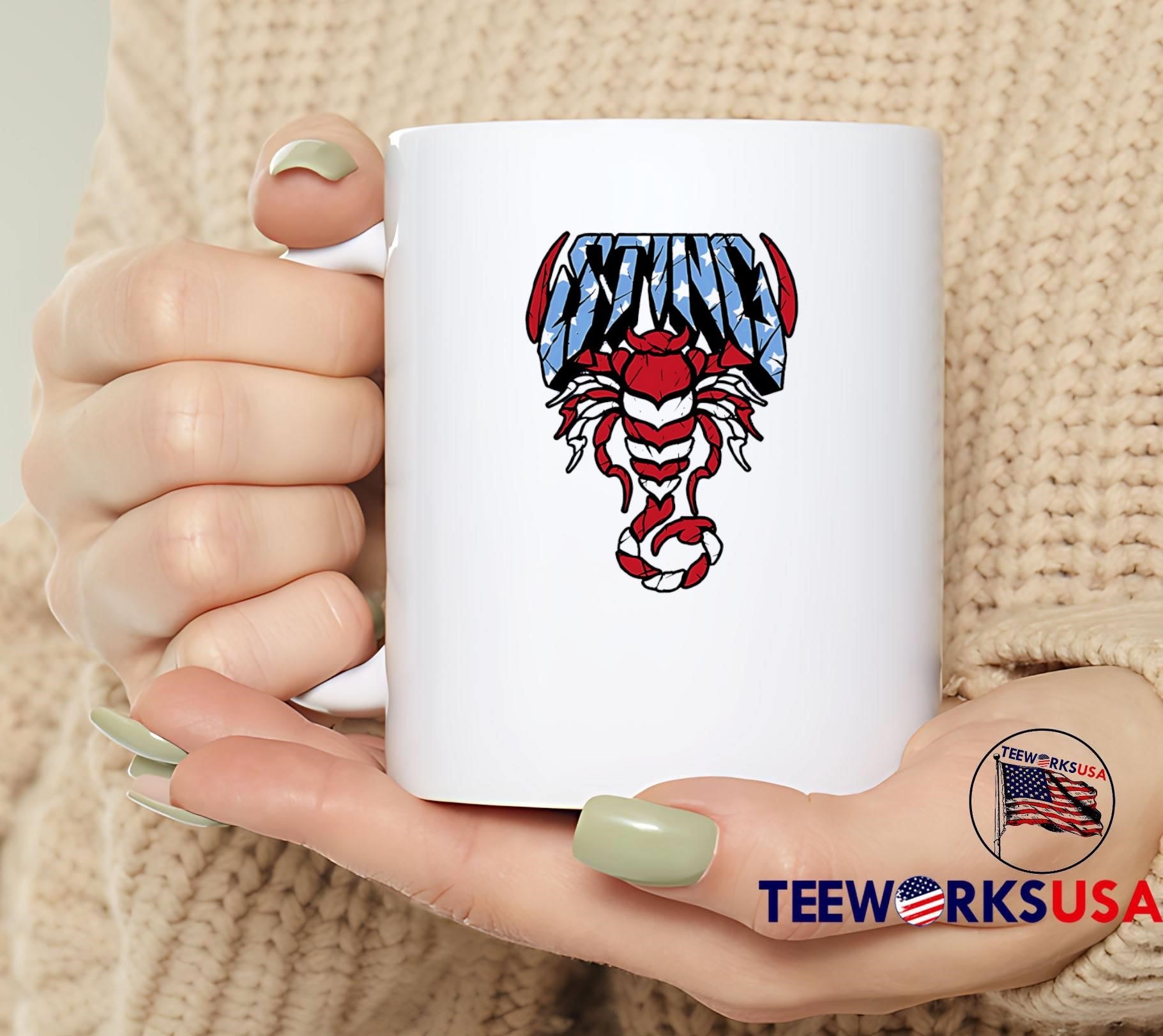 Sting American Flag Scorpion Patriot Men’s shirt