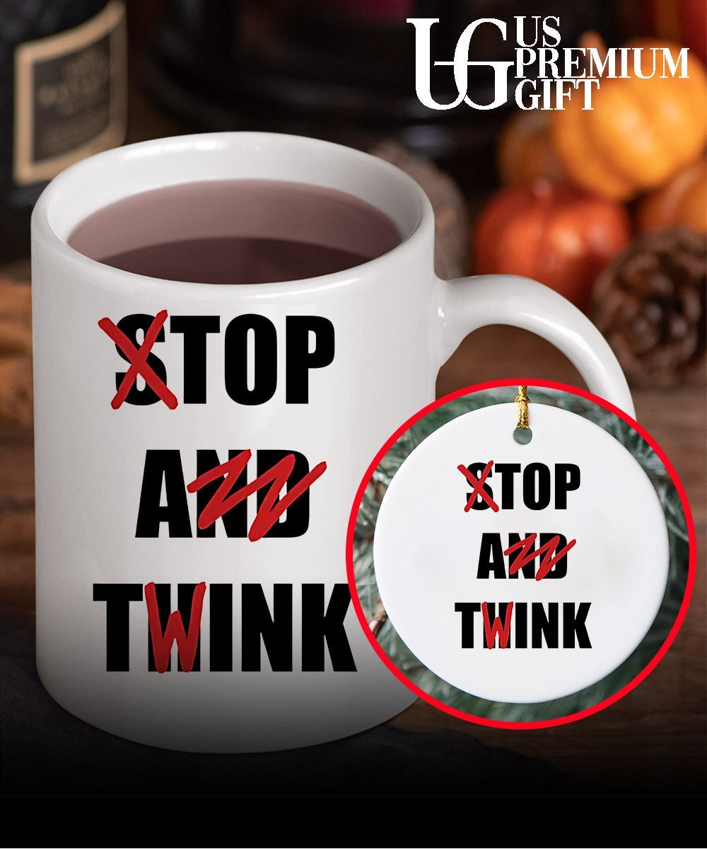 Stop and Think Top A Twink shirt