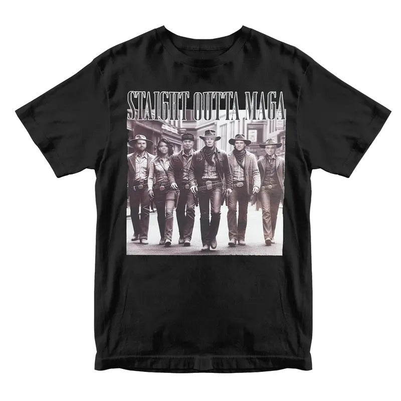 Straight Outta Maga Shirt, Trump Support Team Tee Menswear Top Hoodie, Sweatshirt | UrbanDripWear.com