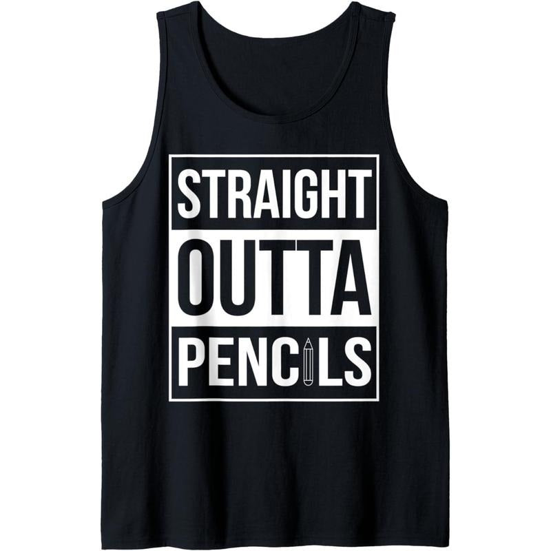 Straight Outta Pencils T-Shirt Tank Top Hoodie, Sweatshirt | UrbanDripWear.com
