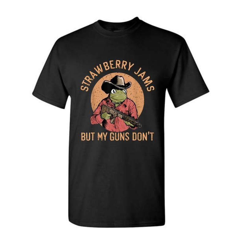 Strawberry Jams But My Glock Don't Shirt, Trending Unisex Tee Shirt Hoodie, Sweatshirt | UrbanDripWear.com