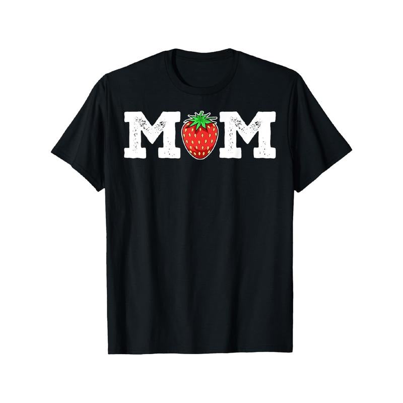 Strawberry Mom Fruit Lover Fruitarian Mother'S Day Berry T-Shirt made in usa Hoodie, Sweatshirt | UrbanDripWear.com