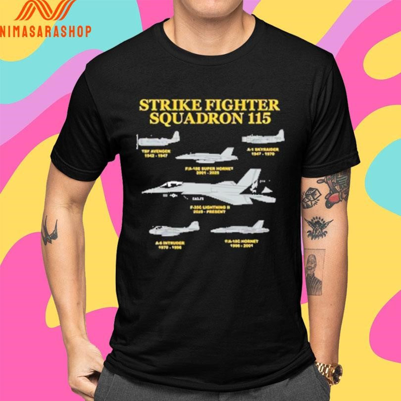 Strike Fighter Squadron VFA-115 Shirts