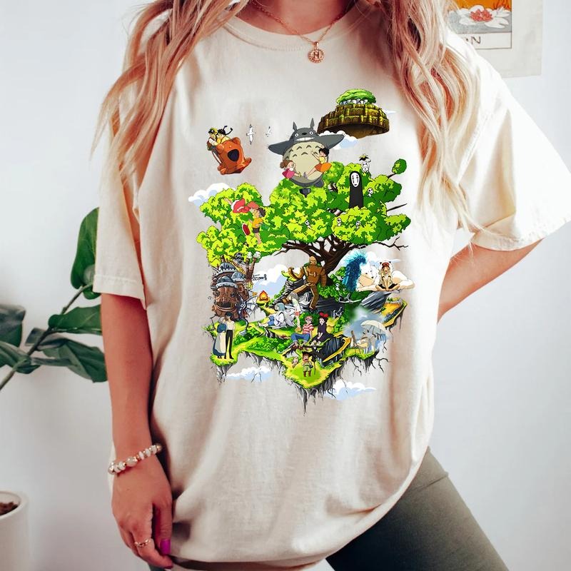 Studio Ghibli All Characters T-shirt, Sweatshirt, Hoodie, GB401 | UrbanDripWear.com