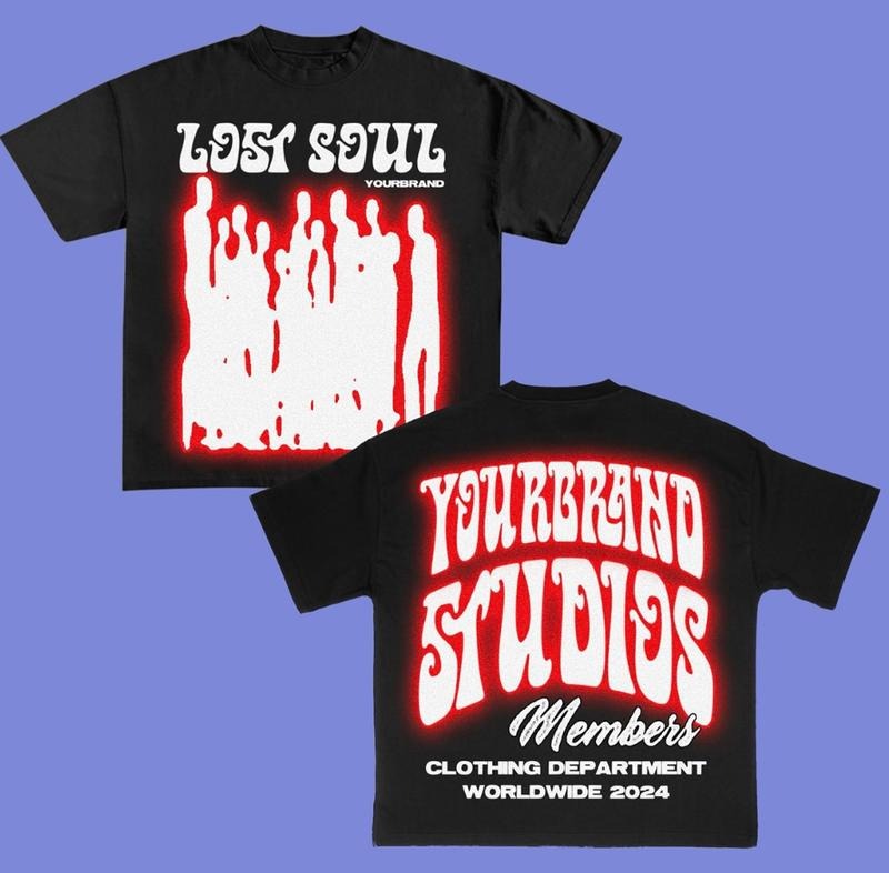 Style Gothic Lost Soul Grapjoc Retro T Shirt Hip Hop Streetwear Y2k Fashion Hoodie, Sweatshirt | UrbanDripWear.com