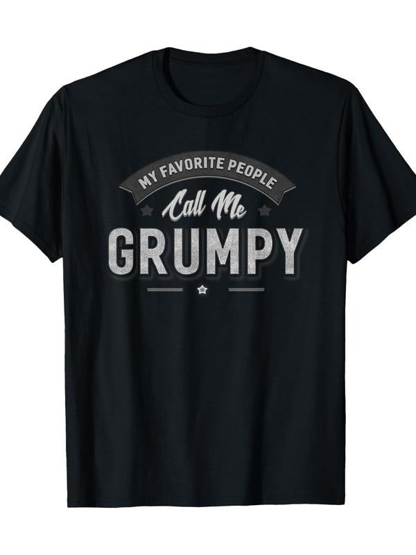 Stylish Grumpy Tee T-Shirt For Humor And Comfort Lovers Summer Streetwear Hoodie, Sweatshirt | UrbanDripWear.com
