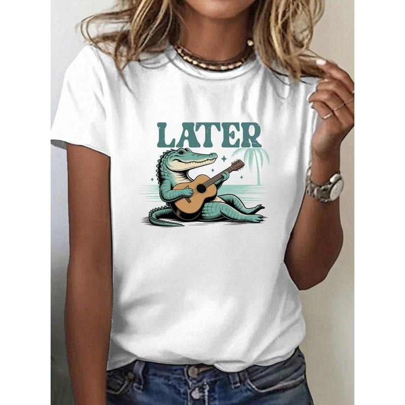 Stylish T - Shirt: Rock a Laid - back 'Later' Design with Tropical Flair style 02 Hoodie, Sweatshirt | UrbanDripWear.com