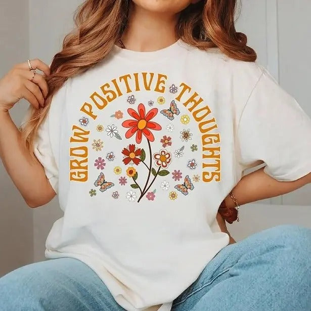 Stylish TShirt Collection Featuring Positive Thoughts Kindness Shirt Hoodie, Sweatshirt | UrbanDripWear.com
