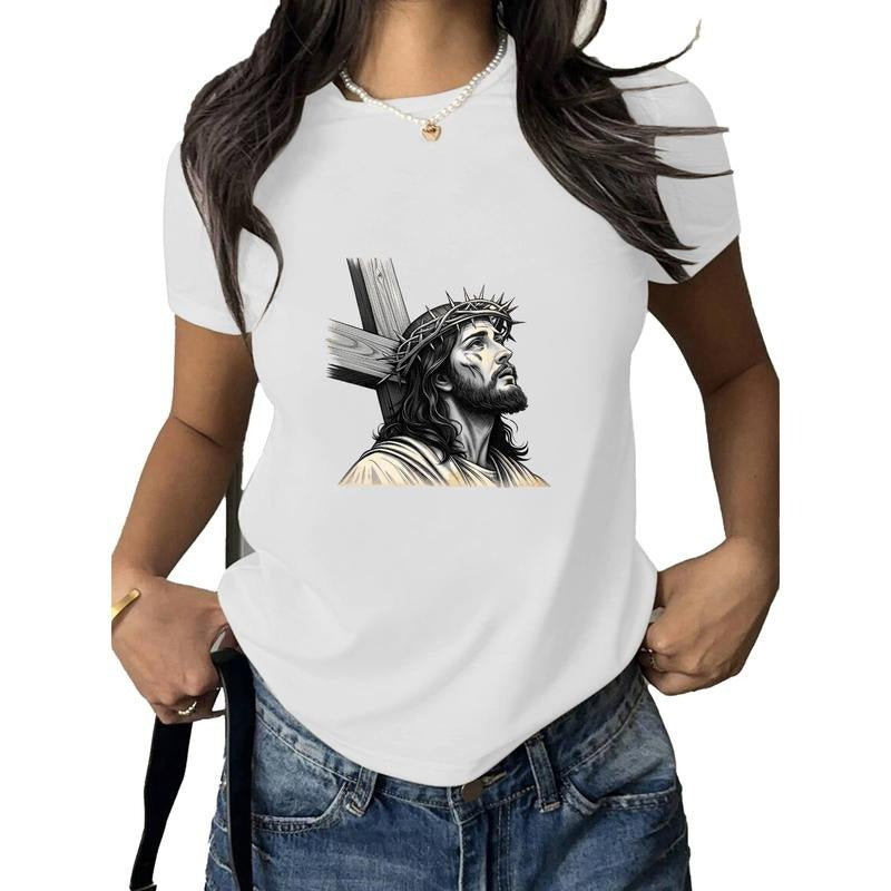 Stylish Women's White T