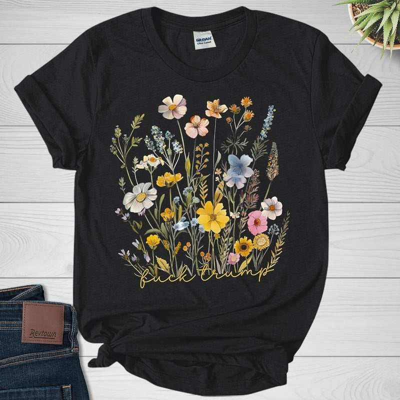 Subtle Anti Trump Shirt, F*ck Trump,  Shirt, Feminist tshirt, Feminism, Anti Trumpism Shirts, Anti  Tee Casual Cotton...