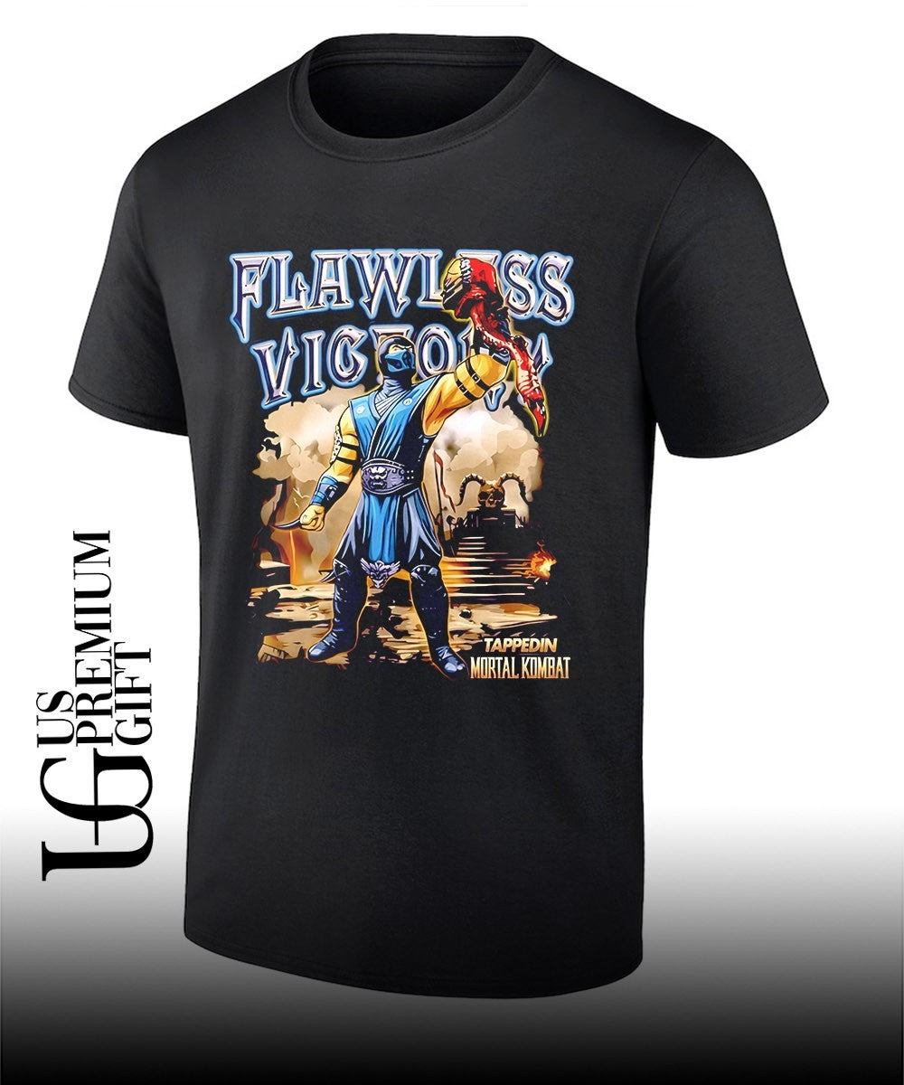 Subzero Mortal Kombat Flawless Victory Tappedin Mortal Kombat shirt