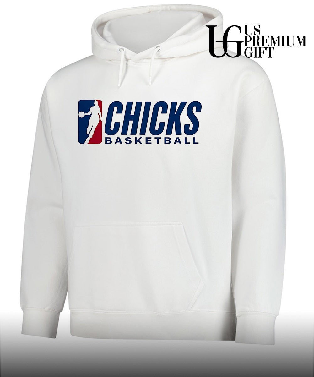 Sue Bird wearing Chicks Basketball shirt
