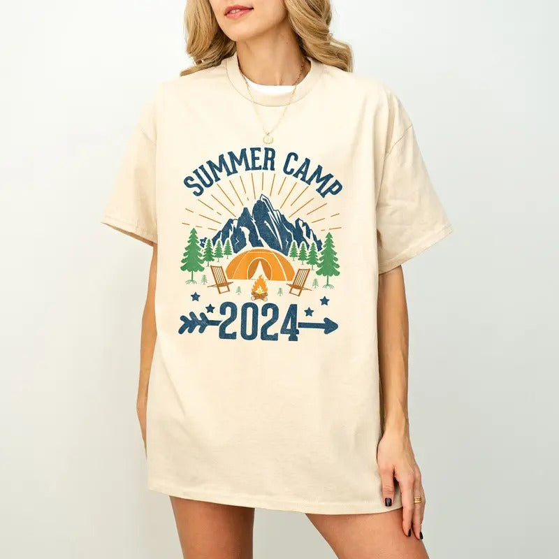 Summer Camp 2024 T-Shirt, Summer Camp Shirt, Summer Camp Gift, Summer Camp Shirt Hoodie, Sweatshirt | UrbanDripWear.com