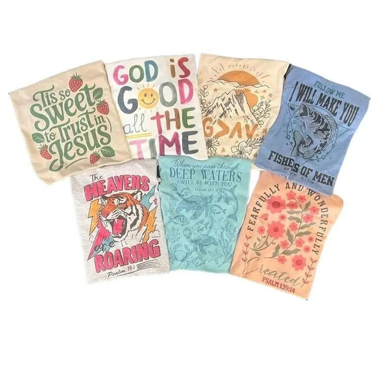 Summer Christian Tee Collection - BUY ONE OR BUY THEM ALL Christian Shirts Hoodie, Sweatshirt | UrbanDripWear.com