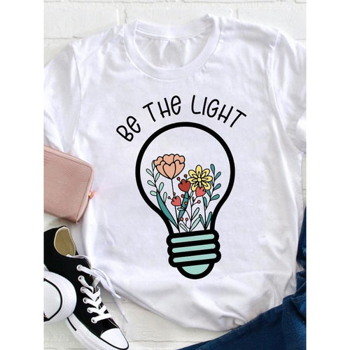 Women's 'Be the Light' Graphic T-Shirt