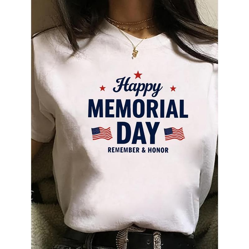 Women'S Patriotic Memorial Day T-Shirt