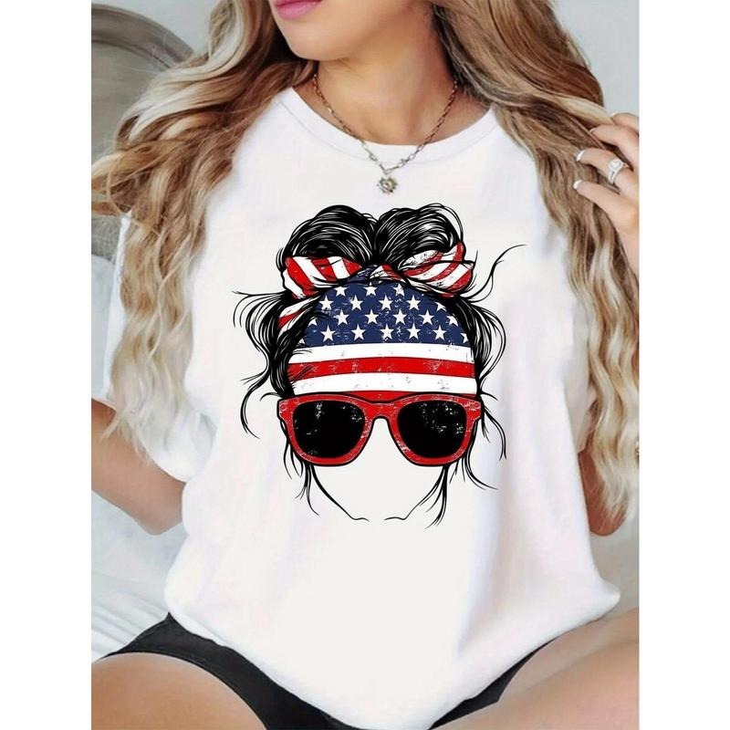 Women's Patriotic Graphic Tee
