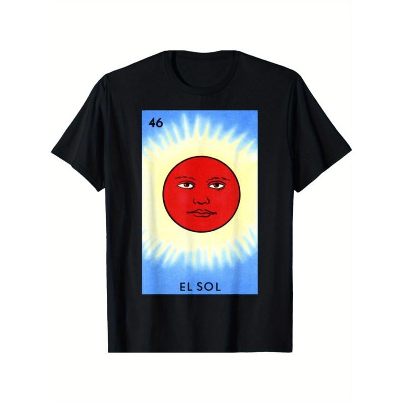 Summer Tshits El Sol Card Mexican Lottery Card T-Shirt Graphic Graphic Tees Hoodie, Sweatshirt | UrbanDripWear.com