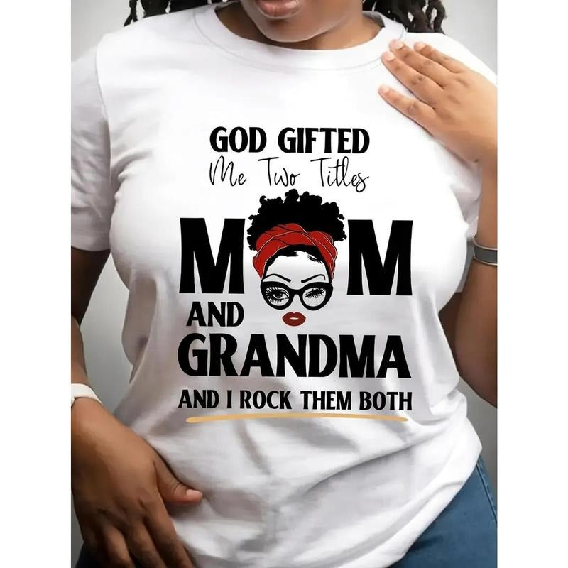 Women's "Mom and Grandma" Graphic T-Shirt