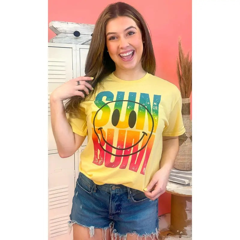 Sun Bum Smiley Graphic Shirt Hoodie, Sweatshirt | UrbanDripWear.com