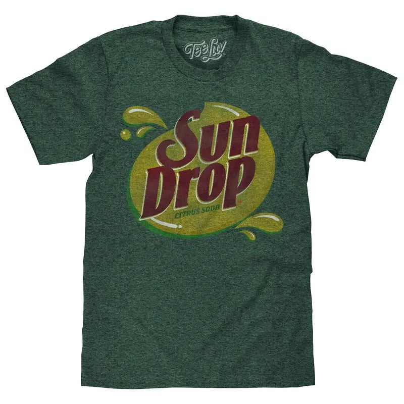 Sun Drop Soda Logo T-Shirt - Green Hoodie, Sweatshirt | UrbanDripWear.com