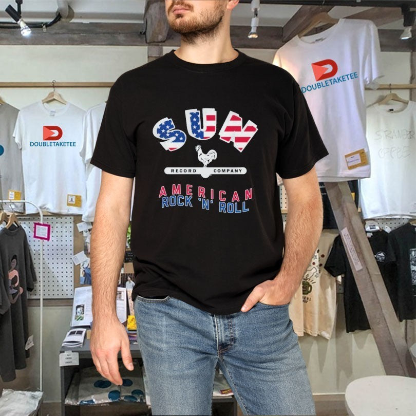 Sun Records American Rock & Roll Flag Shirts