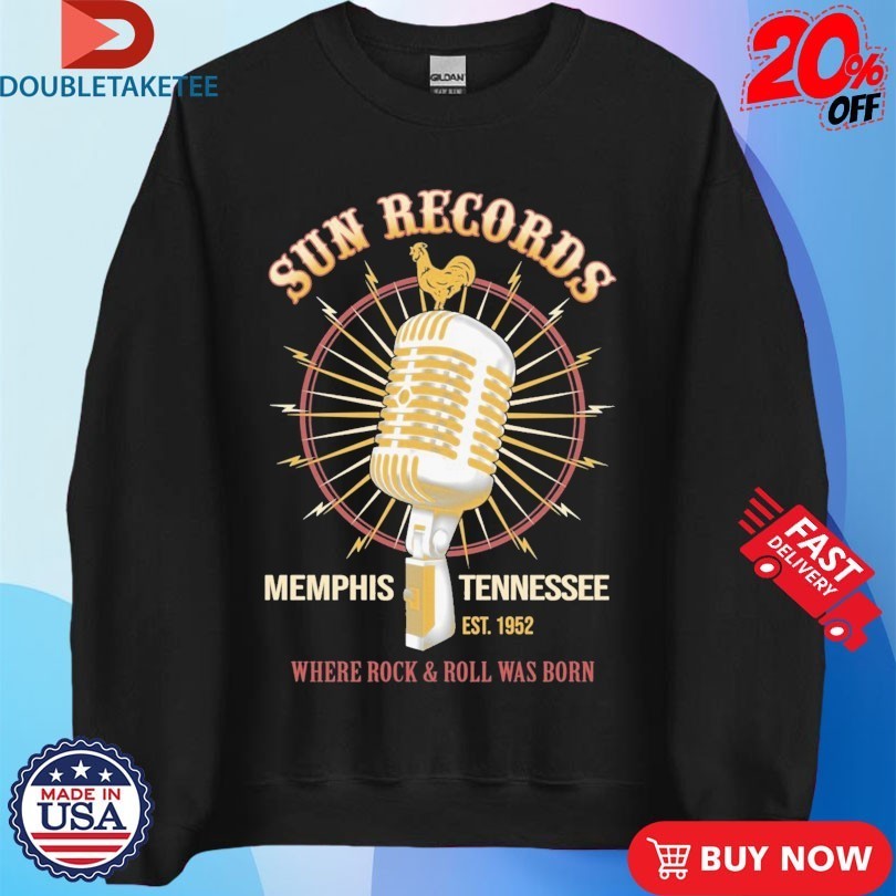 Sun Records Studio Mic Where Rock & Roll Was Born Memphis Tennessee Est 1952 Shirts