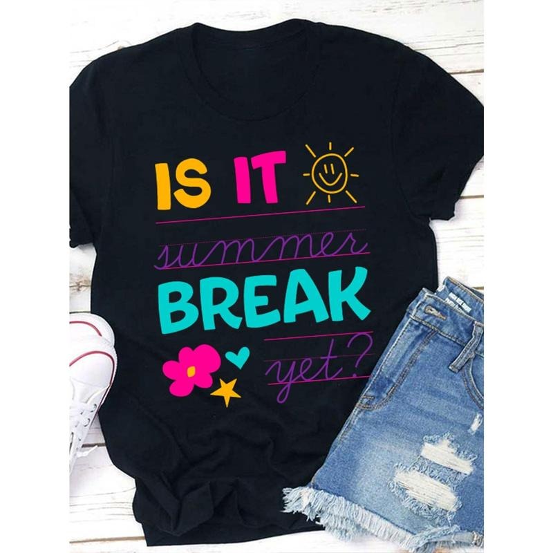 Sunshine Break T Shirt, Loose, Women'S Casual Round Neck T-Shirt Hoodie, Sweatshirt | UrbanDripWear.com
