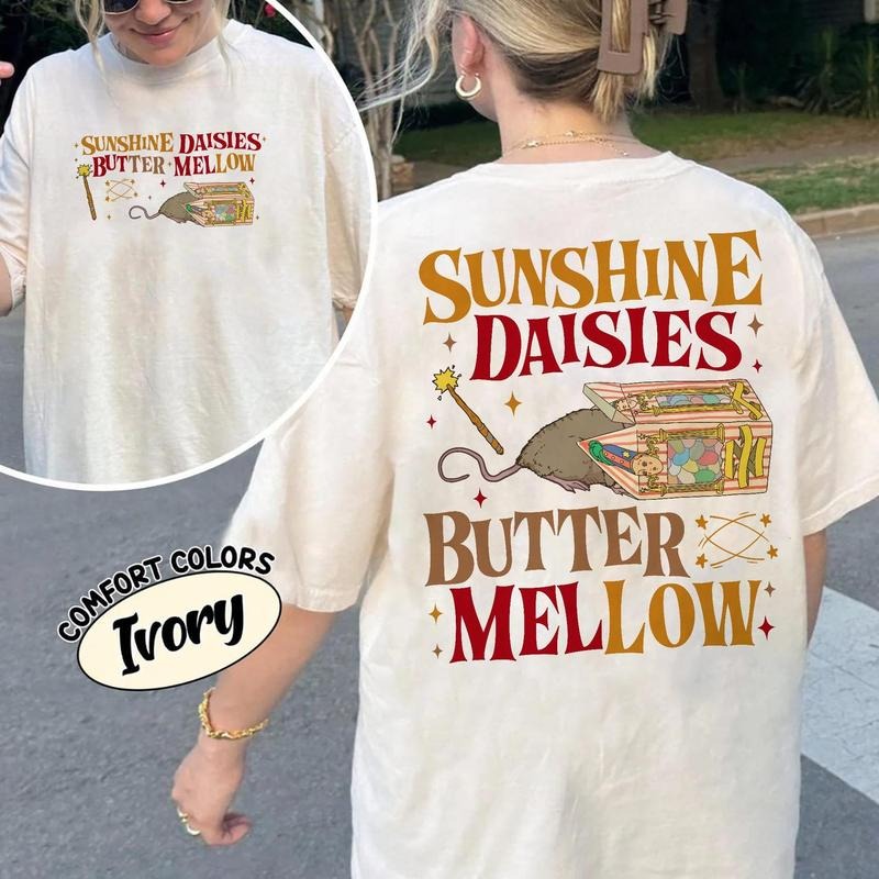 Sunshine Daisies Butter Mellow Shirt, Magic Candy Bean T-shirt, Funny Wizard Universal Tee, Universal Fan Gift For HP Fan...
