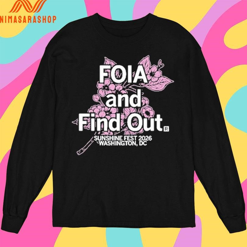 Sunshine Fest Foia And Find Out Sunshine Fest 2026 Washington Dc Shirts