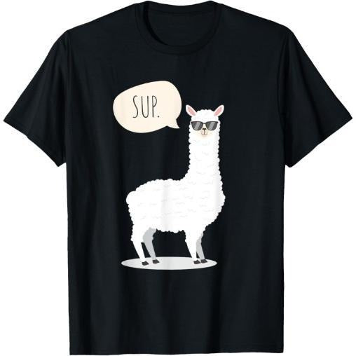 Sup No Drama Llama Alpaca T-Shirt Made in USA Hoodie, Sweatshirt | UrbanDripWear.com