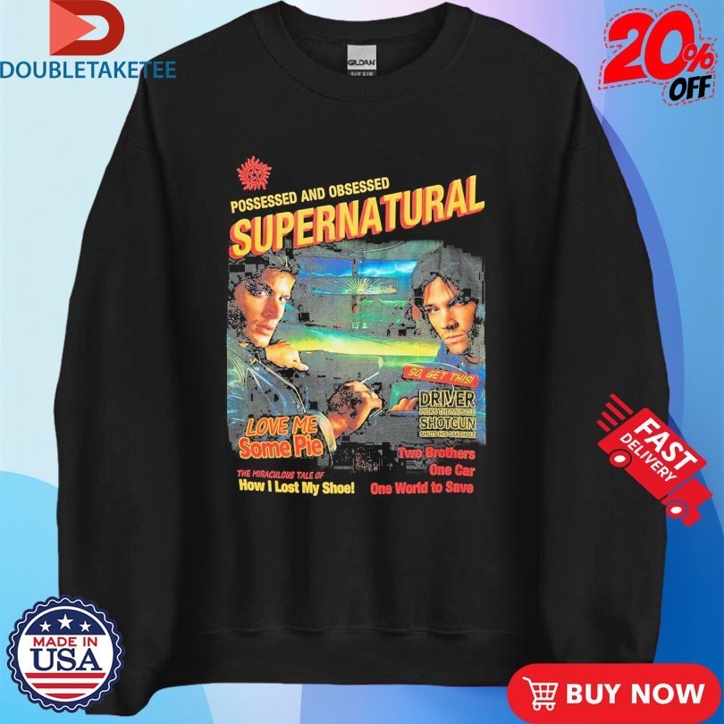 Supernatural Possessed And Obsessed Winchester Brothers Shirts