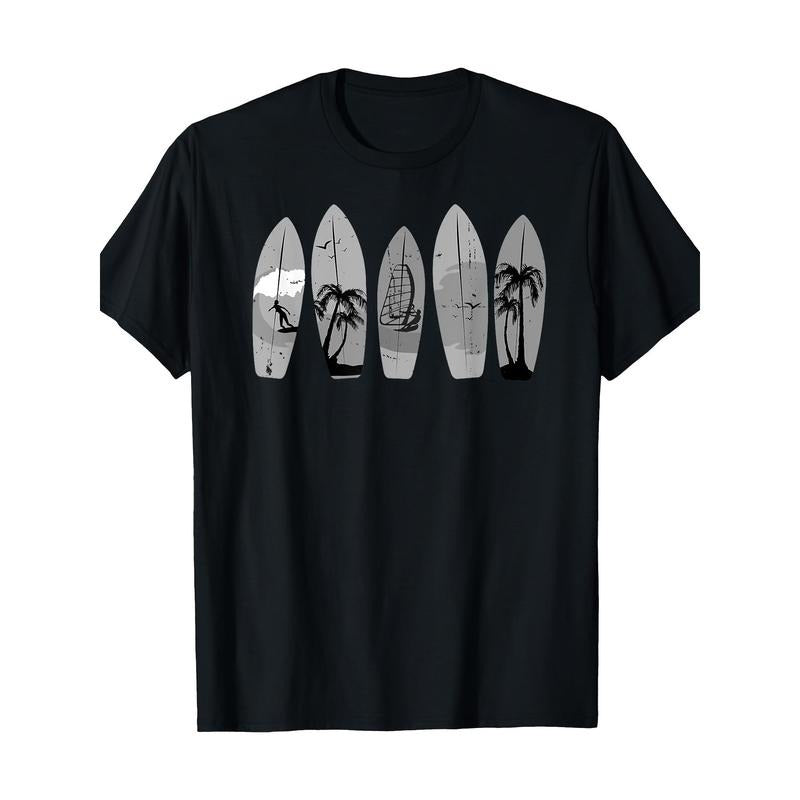 Surfboard Vintage Classic Vintage Surfboard Surfing T-shirt Made in USA Hoodie, Sweatshirt | UrbanDripWear.com