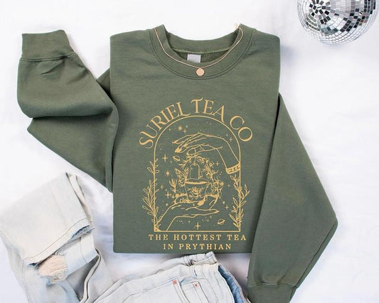 Suriel Tea Co Sweatshirt, Acotar Sweatshirt, A Court Of Thorns And Roses Shirt, The Night Court Sweatshirt, Bookish Shirt, Reading Hoodie, Booktok Sweatshirt