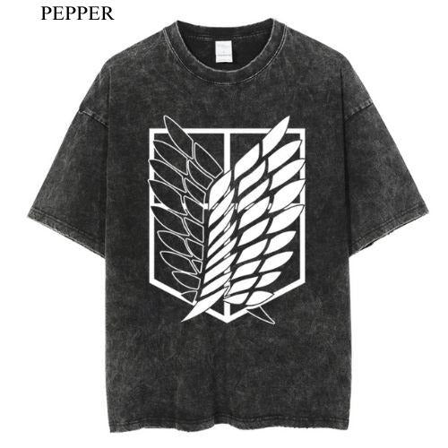 Survey Corps Vintage Anime Manga Unisex T-Shirt , Anime Manga T-Shirt, Gift For Him Menswear Top Hoodie, Sweatshirt