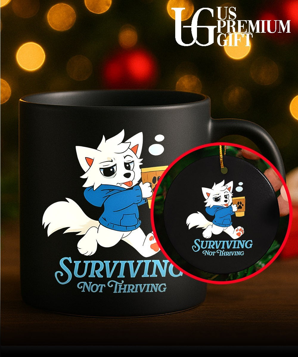 Surviving not Thriving furry shirt