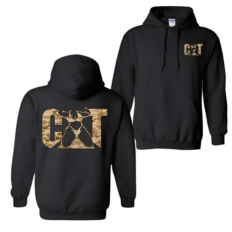 [Saleup to 75%]   2 Siders Hoodie/ T-Shirt/ Sweatshirt, Cat With Woman Hoodie Sweatshirt T-shirt Unisex Classic Fabric...