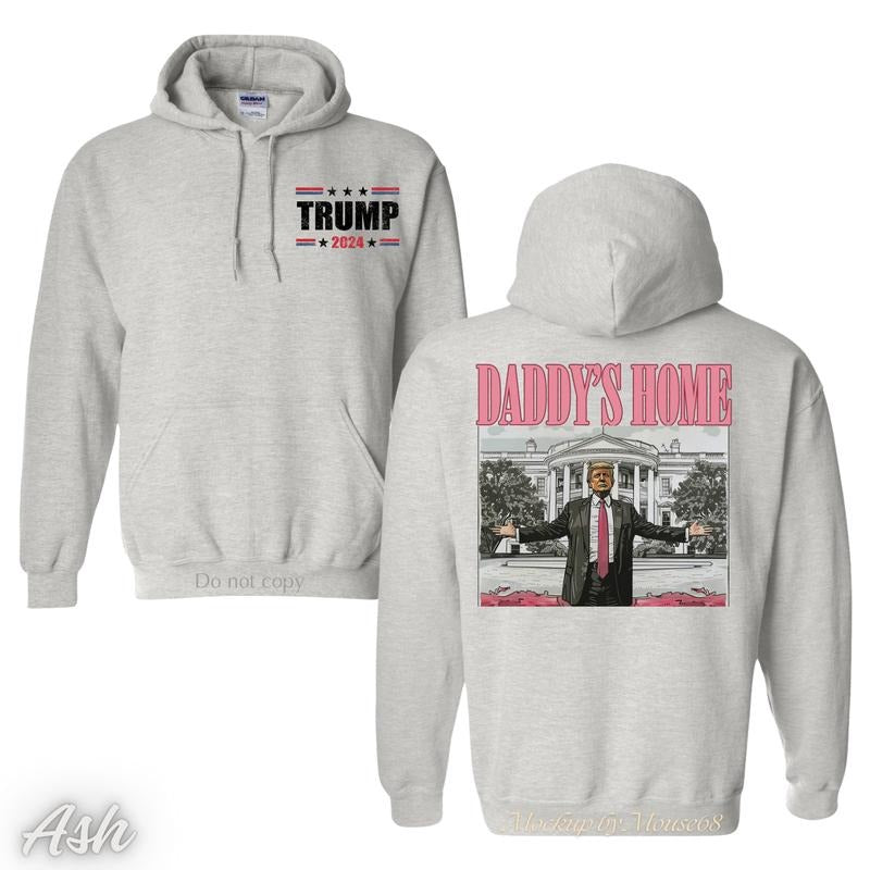 Daddys Home 2Side Shirt/Hoodie/Sweatshirt, Retro Crewneck, Cotton, Menswear Tops | UrbanDripWear.com
