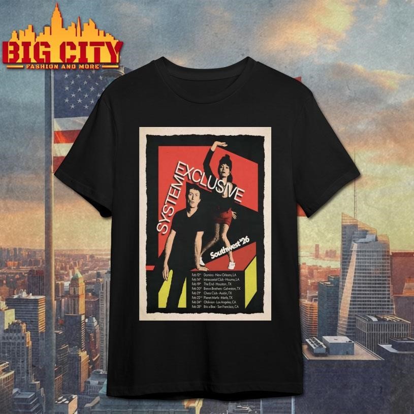 System Exclusive Southwest ‘26 Tour Poster Shirt