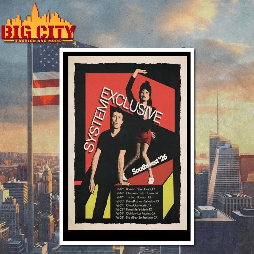 System Exclusive Southwest ‘26 Tour Poster Shirt