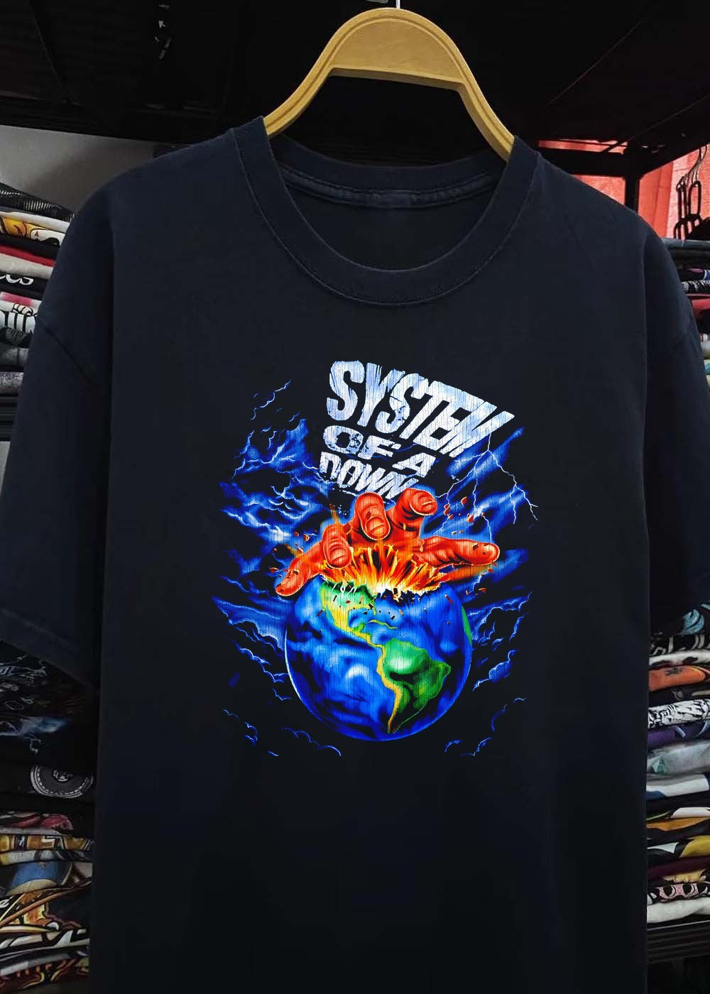 System of a Down Hand Crushing the Earth T-Shirt