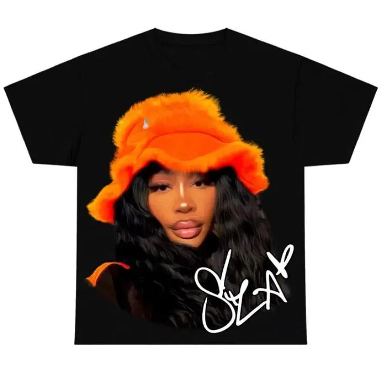 Sza Orange t shirt pop music shirt Fan Tee Hoodie, Sweatshirt | UrbanDripWear.com