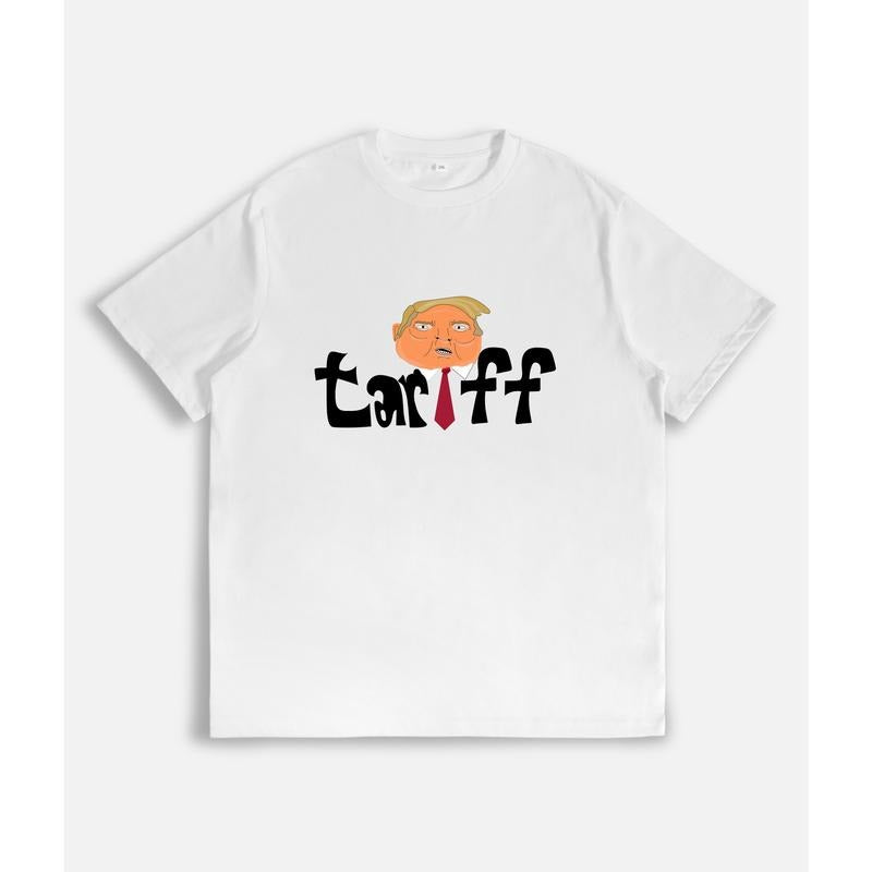 T - Shirt Featuring Cartoons Illustrating the Complexity of Trump's Tariff Regime Hoodie, Sweatshirt | UrbanDripWear.com