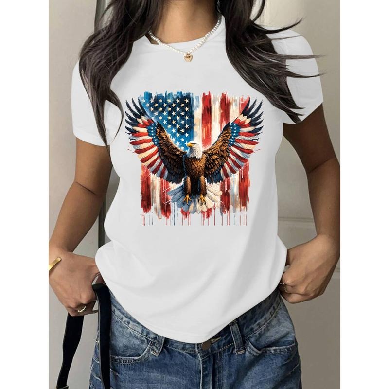 T - Shirt with Patriotic Eagle: Celebrating American Pride and Freedom Hoodie, Sweatshirt | UrbanDripWear.com