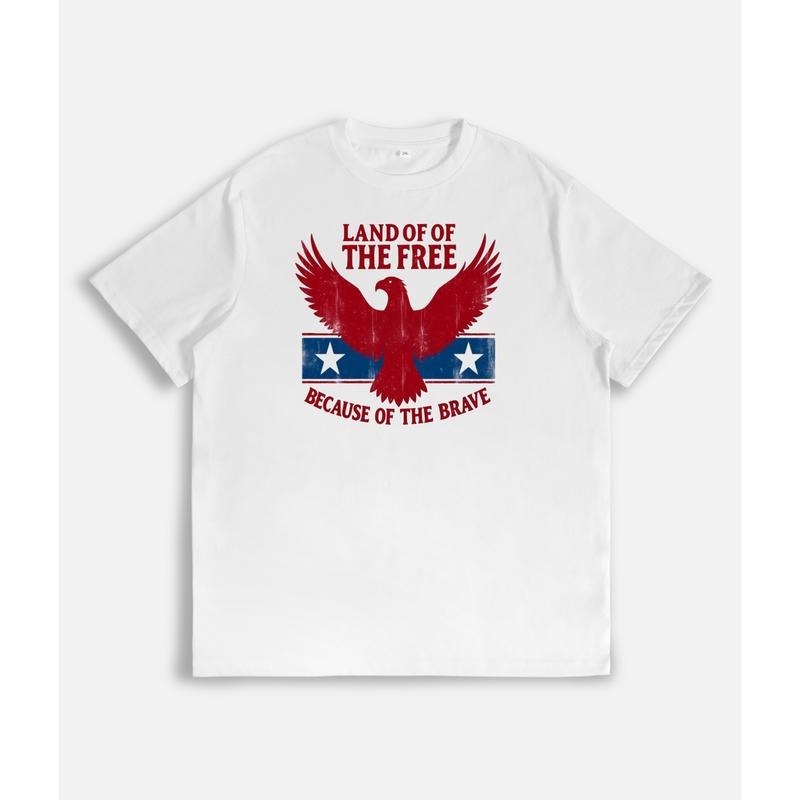 T - Shirt with Patriotic Eagle Design: Celebrating Freedom and Bravery Hoodie, Sweatshirt | UrbanDripWear.com